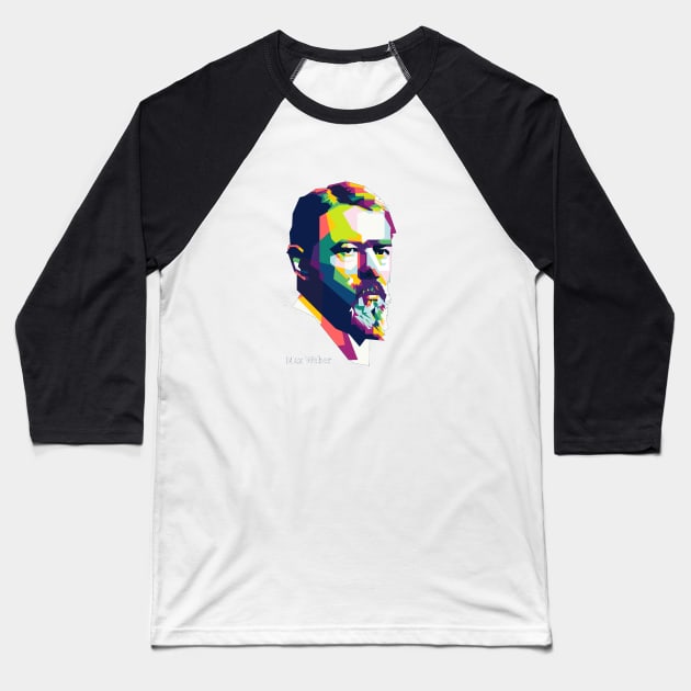Max Weber Baseball T-Shirt by WPAP46